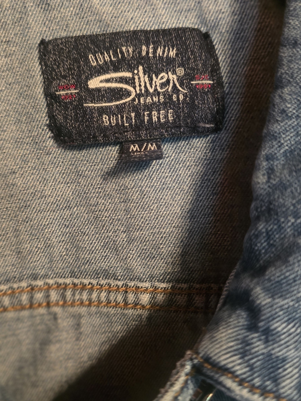 Silver Jeans Light Blue Denim Jean Jacket - Picture 3 of 9